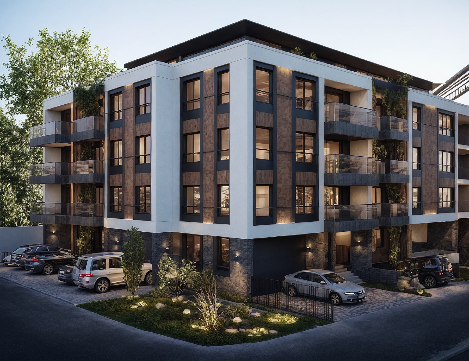 Dnevni render Nest Group zgrade na uglu Vojvode Gligora i Timočke