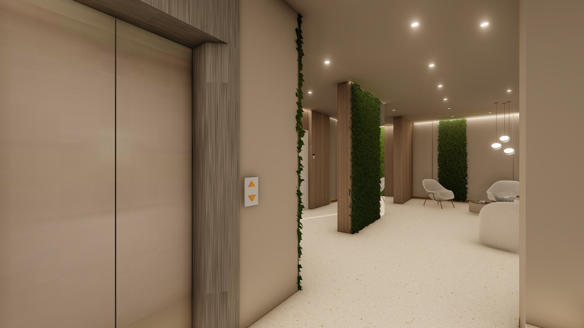 render lifta i ulaza u lobby prostor